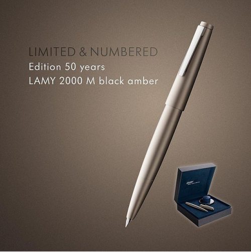 Lamy 2000 Black Amber 50th Anniversary