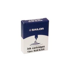 Sailor Cartuchos azul/negro 12 Pack