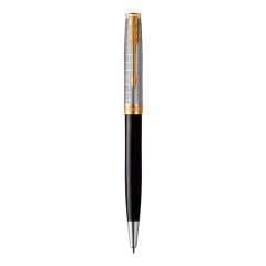 Parker Sonnet Premium GT Black ink with Stainless Steel GT Finish